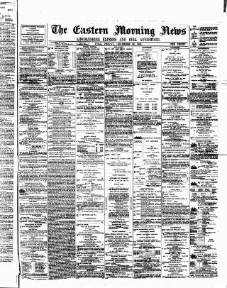 cover page of Eastern Morning News published on December 30, 1881