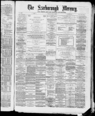 cover page of Scarborough Mercury published on July 6, 1878