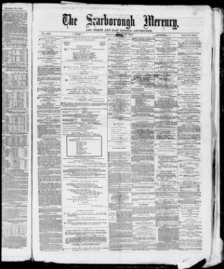 cover page of Scarborough Mercury published on November 30, 1878