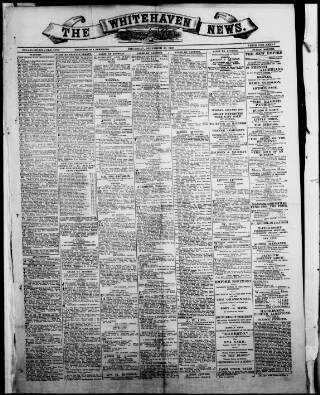 cover page of Whitehaven News published on December 30, 1915