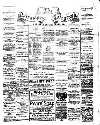cover page of Nairnshire Telegraph and General Advertiser for the Northern Counties published on December 30, 1891