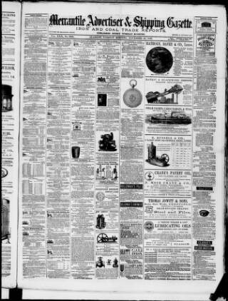 cover page of Glasgow Mercantile Advertiser published on November 30, 1880