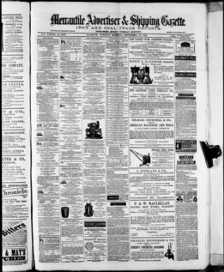 cover page of Glasgow Mercantile Advertiser published on September 18, 1883