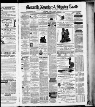 cover page of Glasgow Mercantile Advertiser published on December 30, 1884
