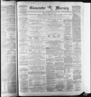 cover page of Gloucester Mercury published on November 30, 1878