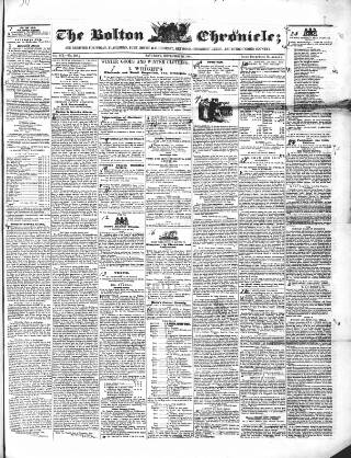 cover page of Bolton Chronicle published on November 30, 1844