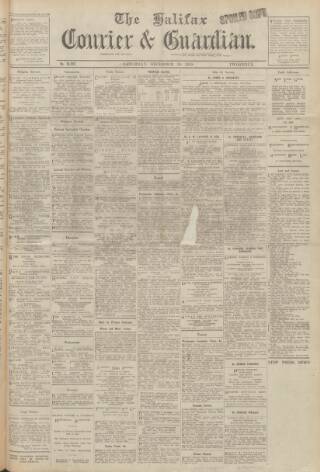 cover page of Halifax Courier published on December 30, 1939