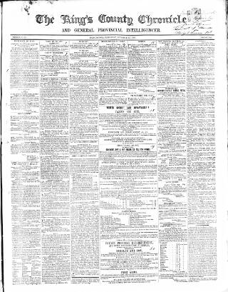 cover page of Kings County Chronicle published on November 15, 1848