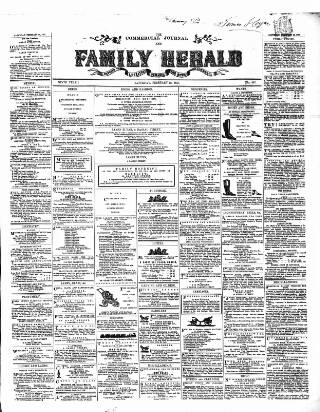 cover page of Commercial Journal published on February 28, 1857