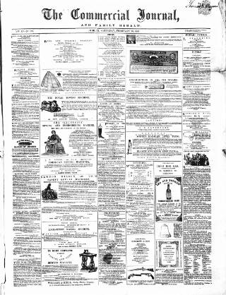 cover page of Commercial Journal published on February 28, 1863
