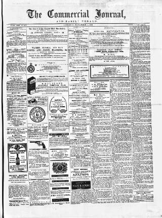cover page of Commercial Journal published on September 18, 1869