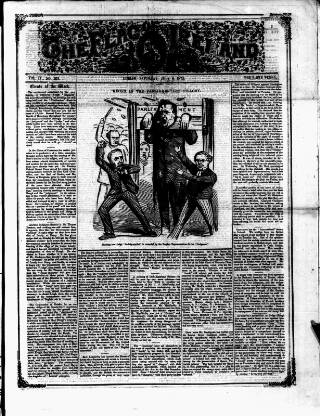 cover page of Flag of Ireland published on July 6, 1872