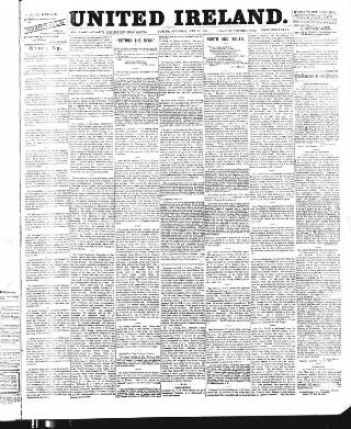 cover page of Flag of Ireland published on February 28, 1891