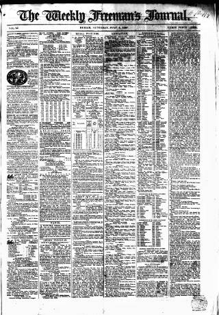 cover page of Weekly Freeman's Journal published on July 6, 1867