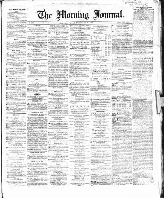 cover page of Glasgow Morning Journal published on February 28, 1862