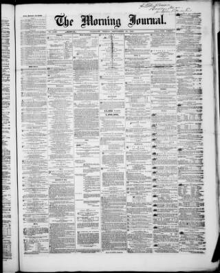 cover page of Glasgow Morning Journal published on September 18, 1868