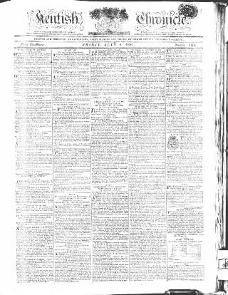 cover page of Kentish Weekly Post or Canterbury Journal published on July 6, 1810