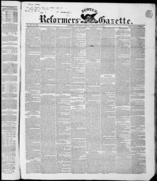 cover page of Glasgow Gazette published on February 28, 1846