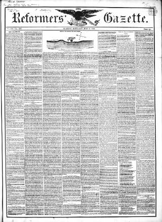 cover page of Glasgow Gazette published on July 6, 1850