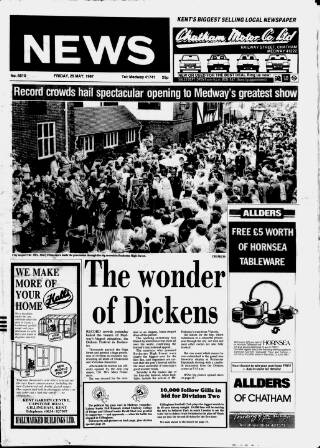 cover page of Chatham News published on May 29, 1987