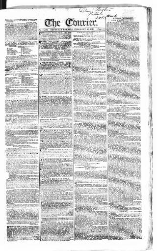 cover page of London Courier and Evening Gazette published on February 28, 1829
