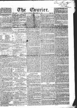 cover page of London Courier and Evening Gazette published on December 30, 1836