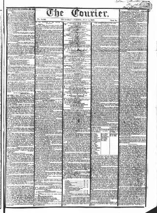 cover page of London Courier and Evening Gazette published on July 6, 1837