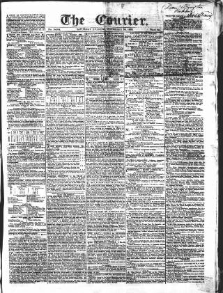 cover page of London Courier and Evening Gazette published on November 30, 1839