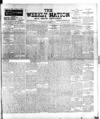 cover page of Dublin Weekly Nation published on December 30, 1899