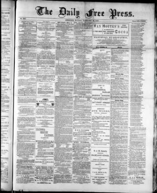 cover page of Aberdeen Free Press published on February 28, 1887