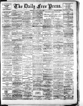 cover page of Aberdeen Free Press published on July 6, 1894