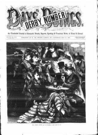 cover page of The Days' Doings published on May 27, 1871