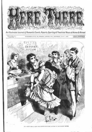 cover page of The Days' Doings published on July 6, 1872