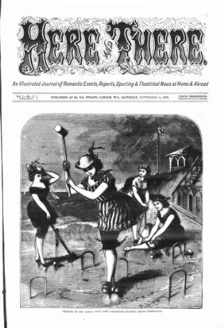 cover page of The Days' Doings published on September 14, 1872