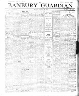 cover page of Banbury Guardian published on February 28, 1946