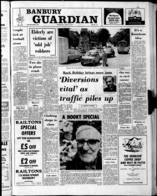 cover page of Banbury Guardian published on May 29, 1980