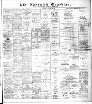 cover page of Nantwich Guardian published on December 30, 1899