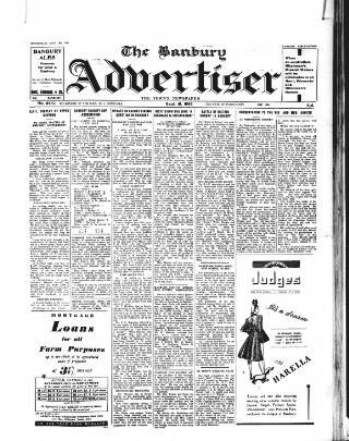 cover page of Banbury Advertiser published on September 18, 1946