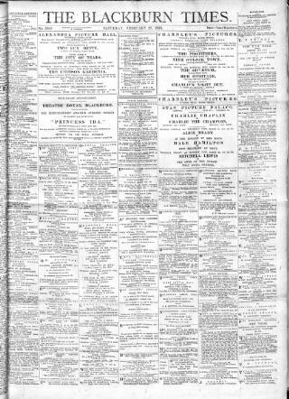 cover page of Blackburn Times published on February 28, 1920