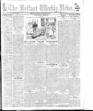 cover page of Belfast Weekly News published on November 30, 1905