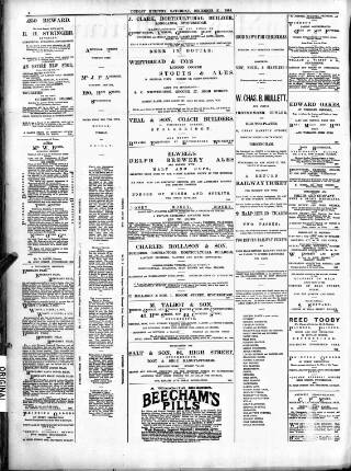 cover page of Dudley Mercury published on December 21, 1889
