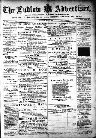 cover page of Ludlow Advertiser published on July 6, 1901