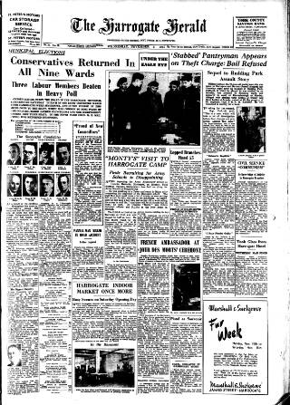 cover page of Harrogate Herald published on November 5, 1947