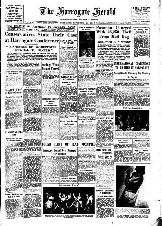 cover page of Harrogate Herald published on November 26, 1947