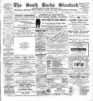 cover page of South Bucks Standard published on September 18, 1903