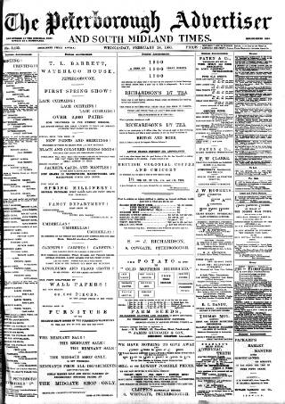 cover page of Peterborough Advertiser published on February 28, 1900