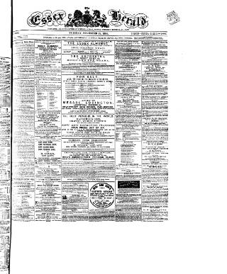 cover page of Essex Herald published on November 15, 1864