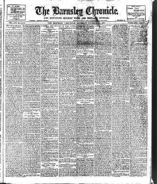 cover page of Barnsley Chronicle published on November 30, 1912