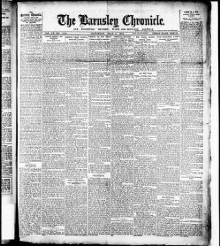 cover page of Barnsley Chronicle published on July 6, 1918