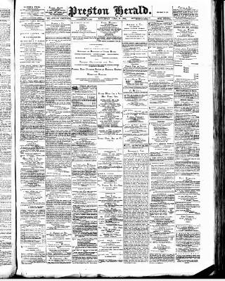 cover page of Preston Herald published on July 6, 1895